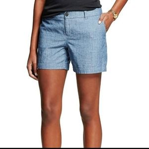 NWT Merona Chambray Shorts in Indigo